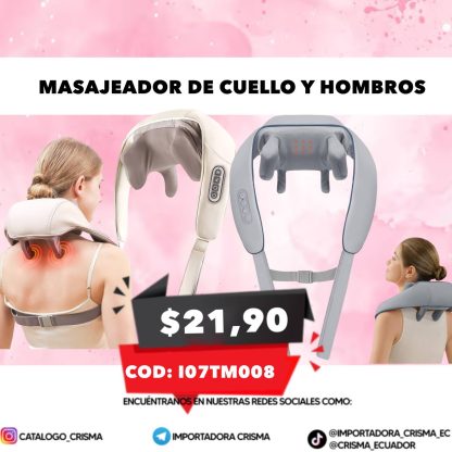 MASAJEADOR DE CUELLO Y HOMBROS