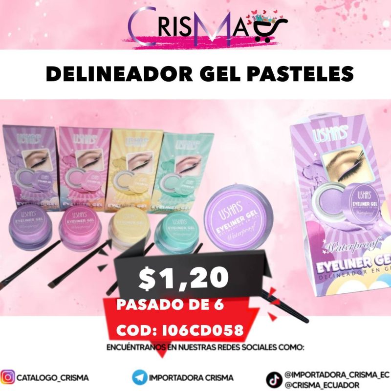 DELINEADOR GEL PASTELES ES3968