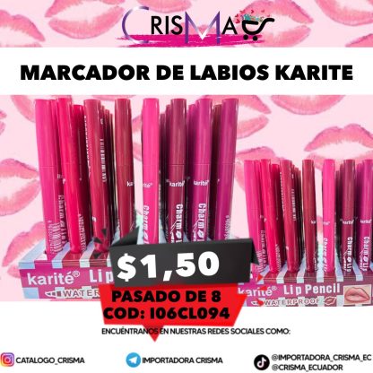 MARCADOR DE LABIOS KARITE