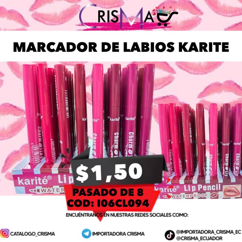 MARCADOR DE LABIOS KARITE