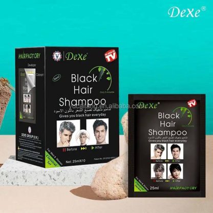 SHAMPOO DEXE TAPA CANAS X10 NEGRO - Imagen 3
