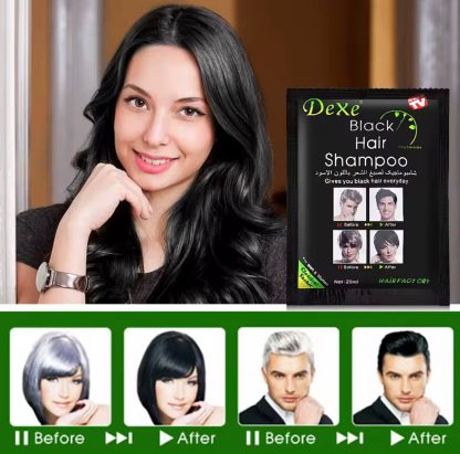 SHAMPOO DEXE TAPA CANAS X10 NEGRO - Imagen 4