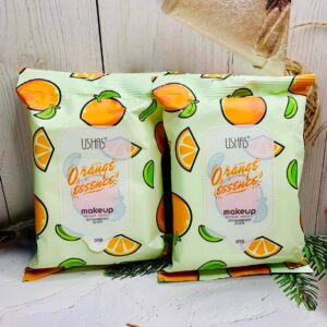 TOALLAS DESMAQUILLANTES USHAS NARANJA WP004