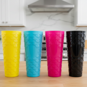 VASO TOMATODO 1 LITRO SIRENA Y DIAMANTES