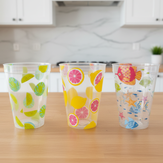 VASO TOMATODO CON SORBETE DE FRUTAS