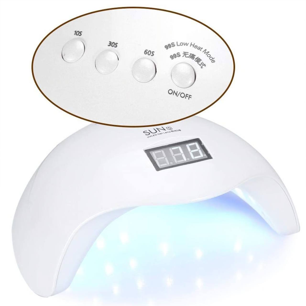 LÁMPARA UÑAS 54W CAJA ROJA - Imagen 4