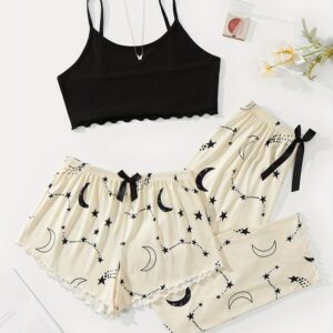 SET X3 PCS PIJAMA DAMA