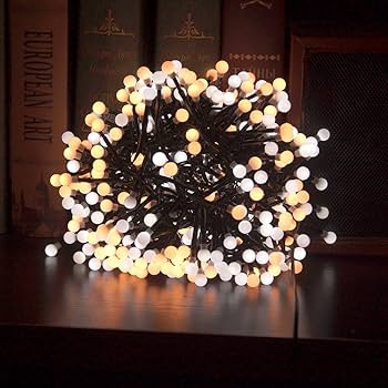 LUCES LED NAVIDEÑAS UVA LUCES AMARILLA - Imagen 2