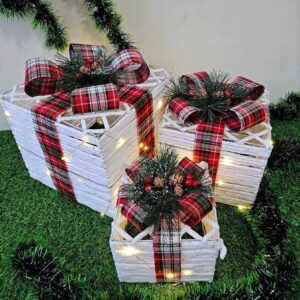 SET X3 CAJA ROJA LUZ  SD 5007 NAVIDEÑA