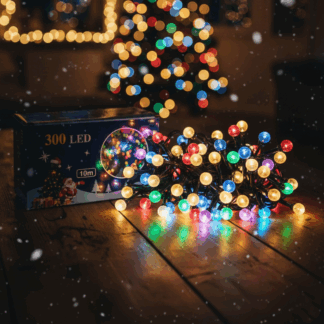 LUCES LED NAVIDEÑAS UVA LUCES COLORES 4059 1