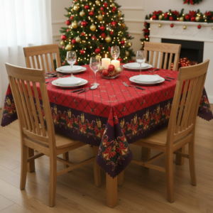 MANTEL NAVIDEÑO 6 PUESTOS