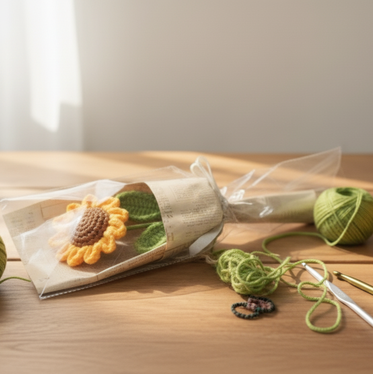 RAMO GIRASOL TEJIDO 632 - Imagen 2