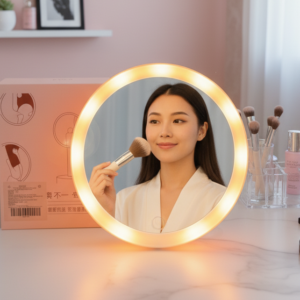 ESPEJO CON LUZ REDONDO 635