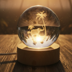 ESFERA DE ELEFANTE CON PLAMERAS 685