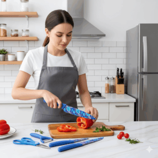 SET CUCHILLO FLORES ER 032