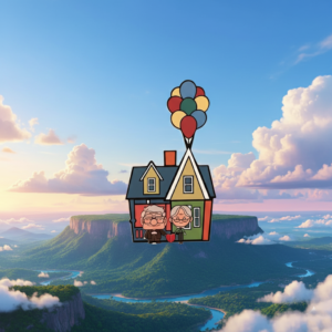 SET LLAVERO PAREJA MODELO CARL Y ELLIE