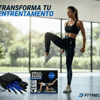 BANDAS DE RESISTENCIA FITNESS CAJA AZUL