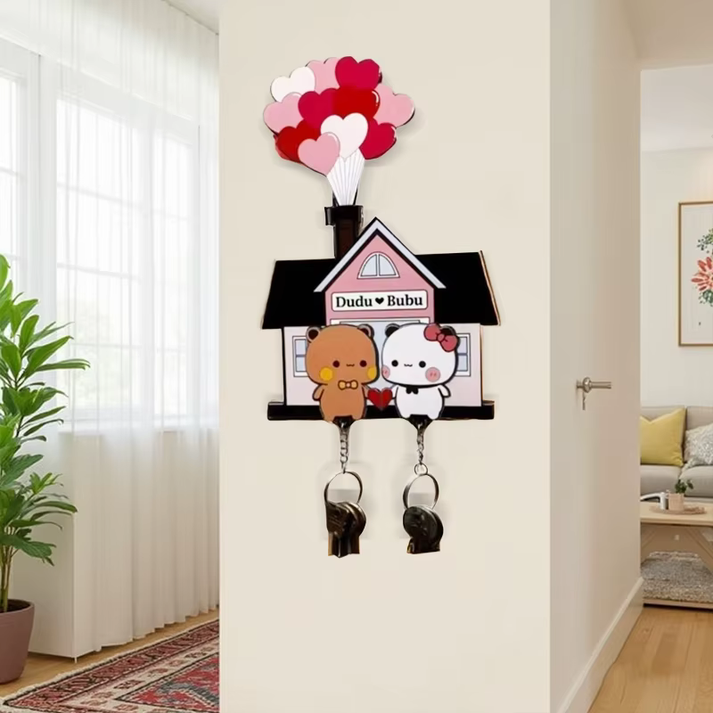 SET LLAVERO PAREJA MODELO DUDU BUBU - Imagen 2