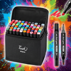 MARCADORES 60 PIEZAS CAJA NEGRA