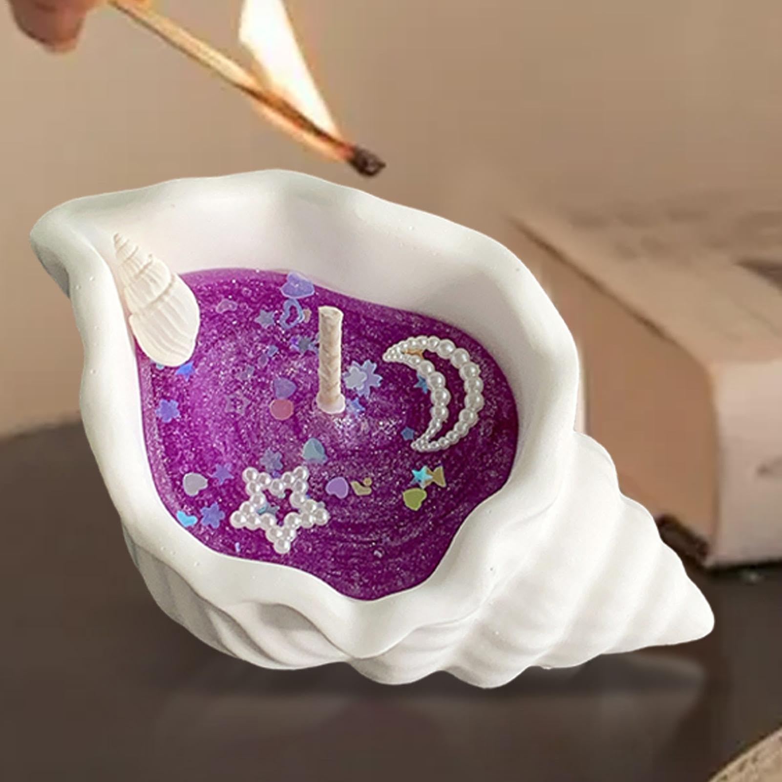 VELA AMBIENTADOR CARACOL - Imagen 4