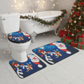 SET DE BAÑO NAVIDEÑO X3 PCS
