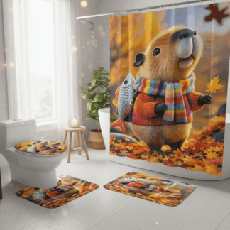 SET X4 DE BAÑO CAPIBARA