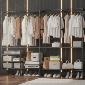 PERCHERO DE ROPA 4 CUERPOS