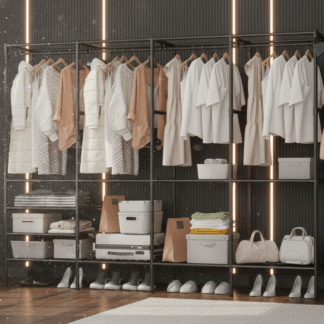 PERCHERO DE ROPA 4 CUERPOS