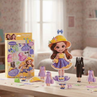 MUÑECA CON ACCESORIOS MAGNÉTICOS DREESS UP 040