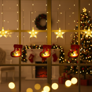 CORTINA BOTA Y ESTRELLA AMARILLA