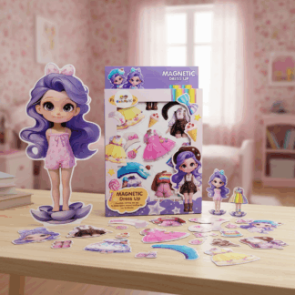 MUÑECA CON ACCESORIOS MAGNÉTICOS DREESS UP 042