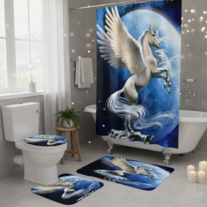SET X4 DE BAÑO UNICORNIO
