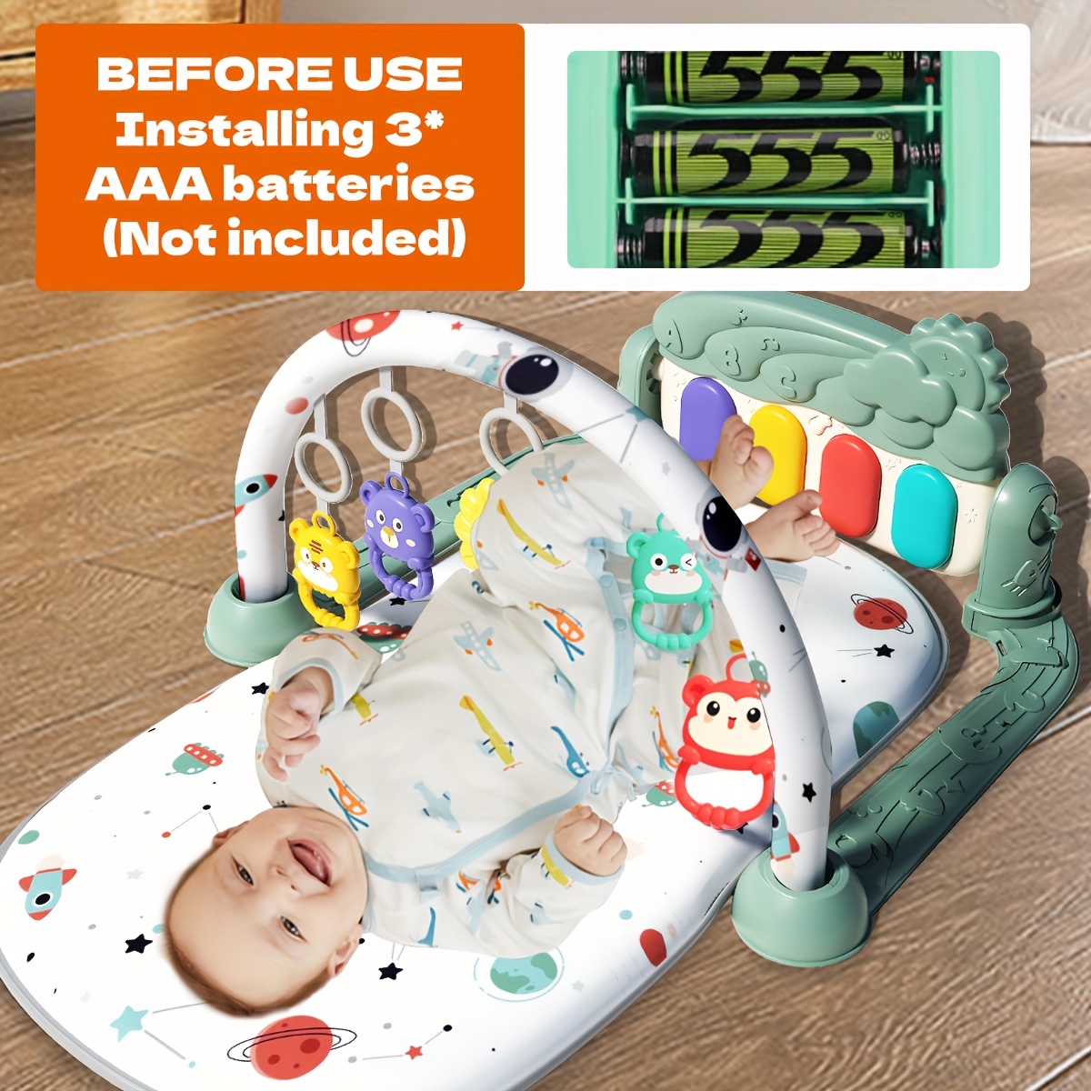 GIMNASIO DE BEBE ANIMAL PARK 051 - Imagen 3