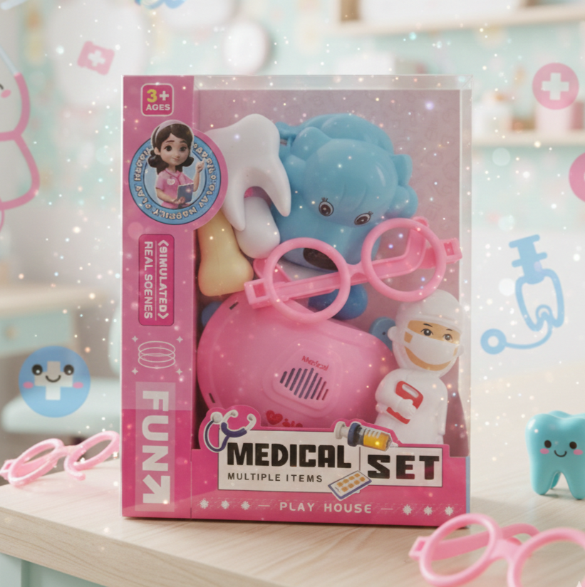 SET DE DOCTOR INFANTIL MEDICO PERRITO 025