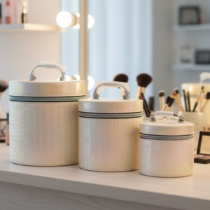 SET X3 COSMETIQUERAS CILINDRICAS