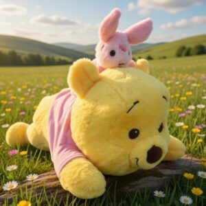 COBIJA PELUCHE WINNIE THE POOH CON PIGLET