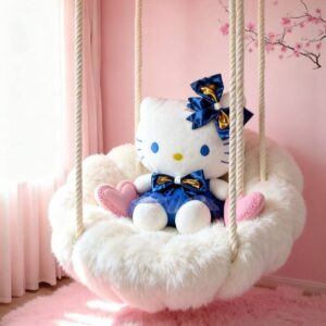 COBIJA PELUCHE HELLO KITTY