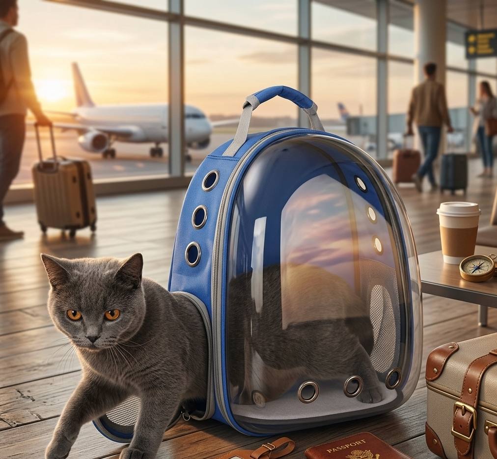MOCHILA DE MASCOTAS TRANSPARENTE - Imagen 2