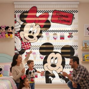 PERSIANA MICKEY Y MINNIE 150cm x 180cm