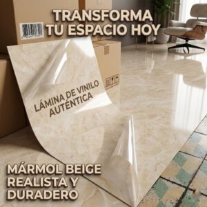 PAPEL VINIL TIPO MÁRMOL